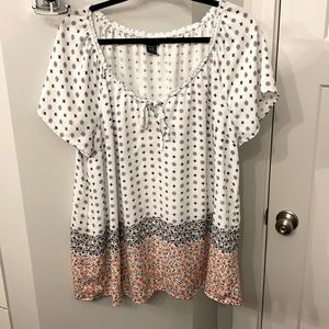 Torrid blouse short sleeve size 2